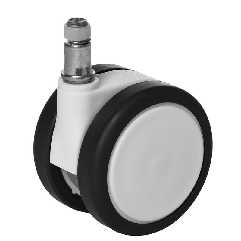 Topstar wieltjes voor harde vloeren, 50 mm, polypropylen met rubber, 5 stuks